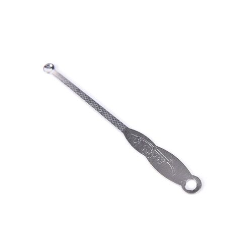 Cure-Oreille En Acier Inoxydable, Type Spirale, Dissolvant De Cire, Curette, Antidérapant, Cuillère, Nettoyeur D'oreilles, Outils Pour Adultes, 3 Pièces/Ensemble 