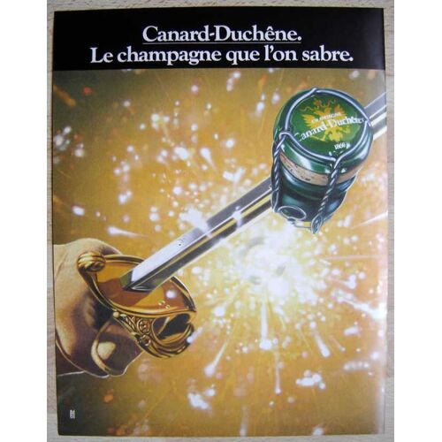 Publicité Papier - Champagne Canard Duchêne De 1985