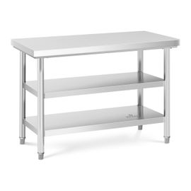 Table De Travail Inox 120 X 60 Cm 600 Kg 3 Niveaux Helloshop26 14_0003680