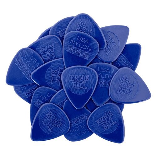 Ernie Ball 9131 - Mediators Nylon Sachet De 50 Bleu Marine 0,72mm