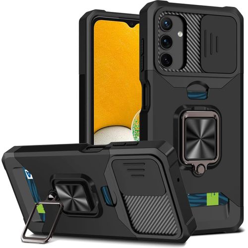 LAGOGI Coque pour Samsung Galaxy A53 5G, 360 Degrés Full Body Protection Case Hard PC Protection de la Caméra Étui Ultra Mince Antichoc Anti-Chute Housse pour Samsung Galaxy A53 5G.YTC Black