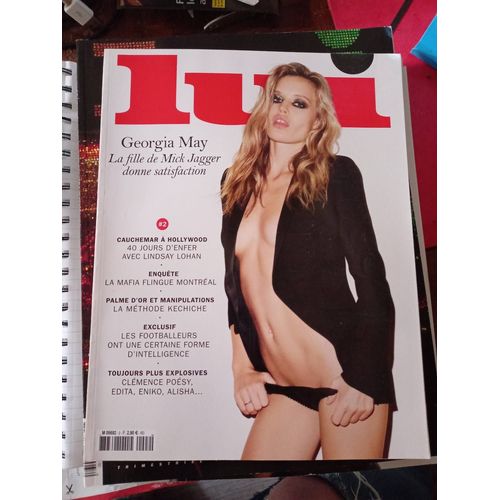 Lui 002 Novembre 2013 Clemence Poesy Nue Cover Georgia May Jagger Charme Mark Segal Ed Ita Buchet Zahm