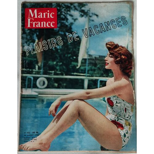 Marie France N° 502 Du 26/07/1954 Plaisirs De Vacances