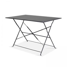 Table De Jardin Pliante Acier Gris
