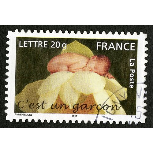 Timbre Oblitéré C'est Un Garçon,Lettre 20g,France,La Poste