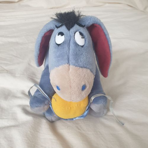 Peluche Bourriquet, L'ami De Winnie L'ourson Disney, En Très Bon État, Collection Vintage