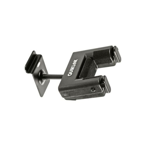 Quiklok Sw702 - Support Guitare Avec Système Autobloquant Pour Slatwall - Noir