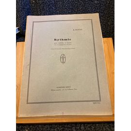 Eugène Bozza Rythmic Pour Timbales Batterie Et Piano Partition Éditions Leduc