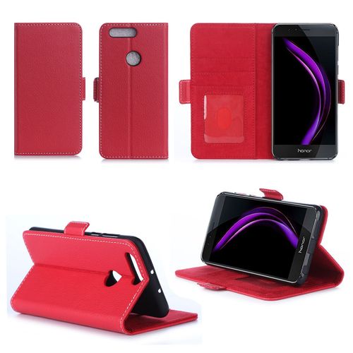 HUAWEI Honor 8 rouge portefeuille