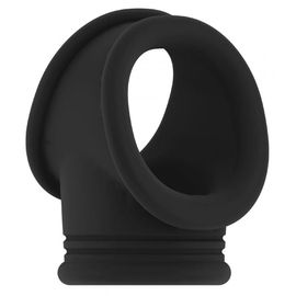 Cockring Et Ball Strap Noir N°48