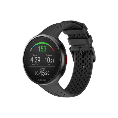 Polar Pacer Pro - Gris carbone - montre intelligente avec bracelet - gris - taille du bracelet : S/L - affichage 1.2" - 32 Mo - Bluetooth - 23 g