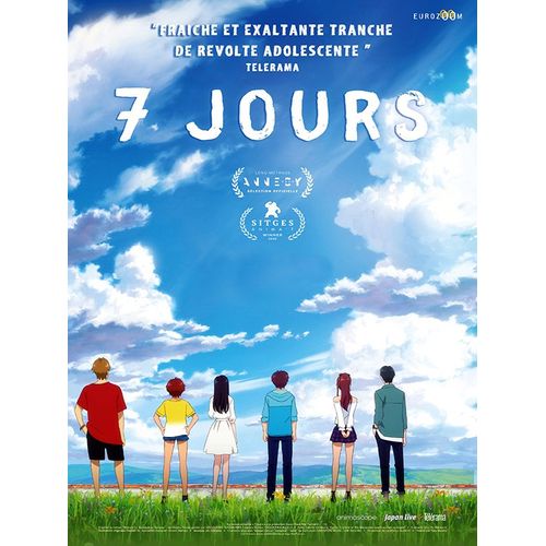 7 Jours (Bokura No Nanoka-Kan Senso) - Véritable Affiche De Cinéma Pliée - Format 120x160 Cm - De YūTa Murano - Animation - 2021