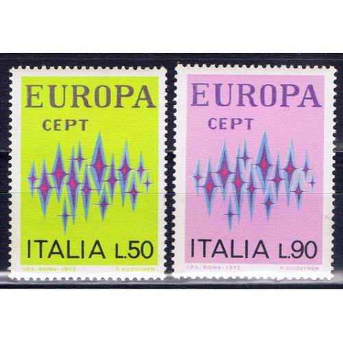 Italie Europa Cept 1972 Neufs** Luxe