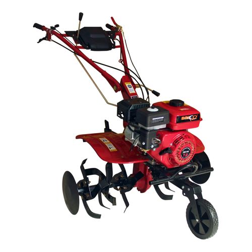 Motobineuse avec transmission directe 2+1 vitesses, avec grandes roues 400X8", lames et sillonneur inclus - Bricoferr