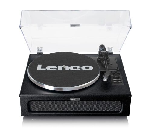 LENCO LS-430BK PLATINE VINYLE AVEC 4 HAUT-PARLEURS INCORPORÉS NOIR