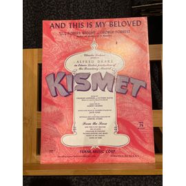 Wright & Forrest And This Is My Beloved Kismet Borodine Partition Frank Music