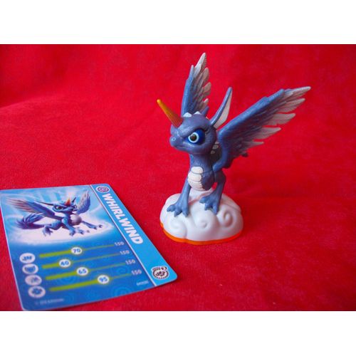 Figurine Skylanders Giant Whirlwind + Carte + Autocollant