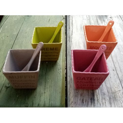 Lot De 4 Ramequins À Dessert