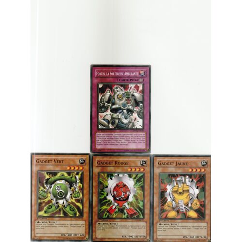 Les 3 Gadgets Rouge Jaune Et Vert + Fortin En Dpyg 1ere Edition