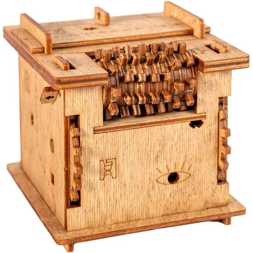 Escape Room 60 Min Dans Une Boîte - Modèle Cat - Casse-Tête 3d En Bois - Jeu De Logique En Boîte - Coffret Cadeau - Boîte De Quête