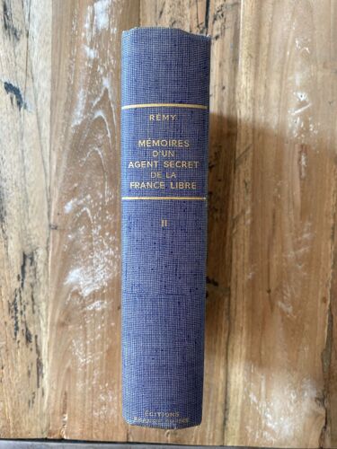 Mémoires Dun Agent Secret De La France Libre.