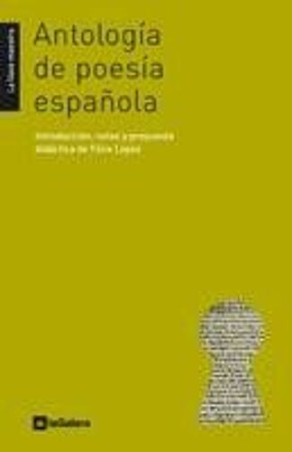 López García, F: Antología De Poesía Española