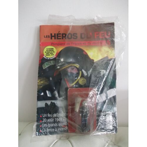 Figurine Plomb + Revue Les Héros Du Feu Pompiers De France Et Du Monde 5