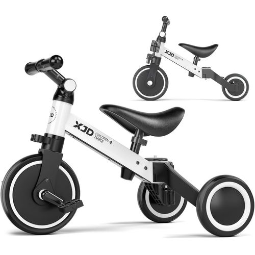 Subzonal-3 En 1 Vélo Draisienne Tricycle Pour Enfants De 1-3 Ans Premier Vélo D'entraînement D'équilibre Véhicule Avec Pédale Cadeau Pour Filles Garçons Léger
