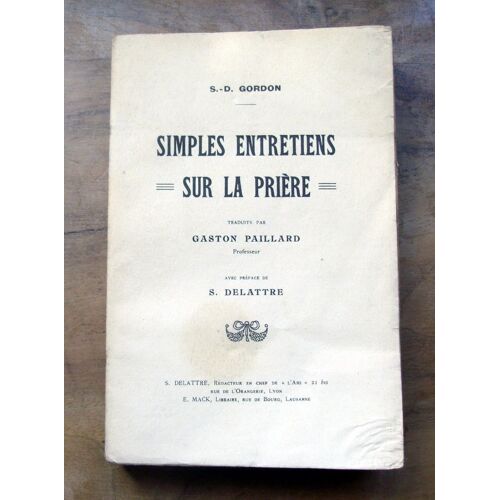 Simples Entretiens Sur La Priere