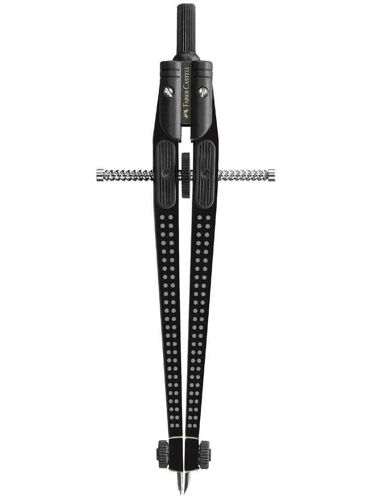 Faber-Castell Compas À Réglage Rapide Grip 2001, Noir