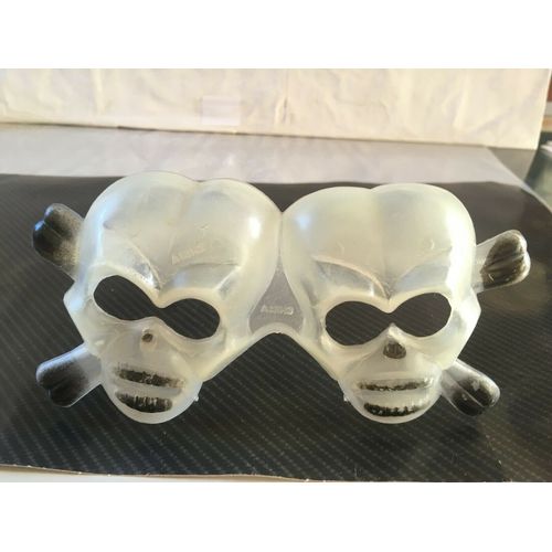 Halloween Lunette Tête De Mort + Serre Tête Lumineux + Baguette Lumineuse