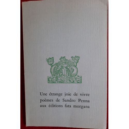 Une Étrange Joie De Vivre De Sandro Penna
