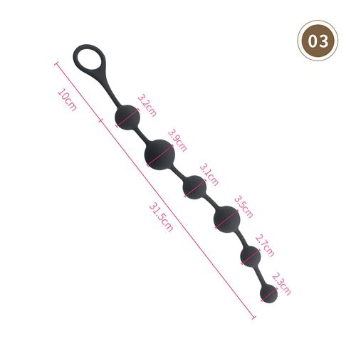 Iksex-Perles Anales Souples En Silicone Pour Adulte, Massage De La Prostate, Plug Anal, Jouets Pour Femme Gay, Long, 41cm, 7.0