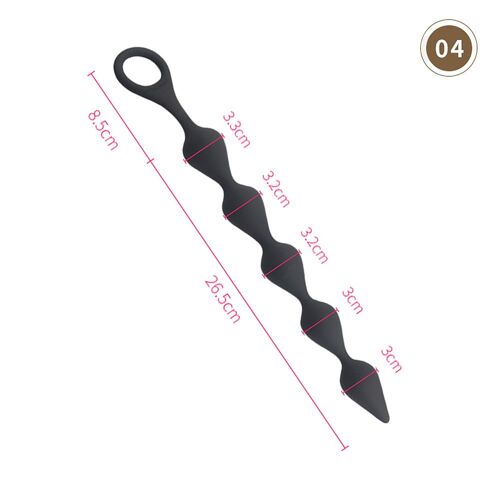 Iksex-Perles Anales Souples En Silicone Pour Adulte, Massage De La Prostate, Plug Anal, Jouets Pour Femme Gay, Long, 41cm, 7.0