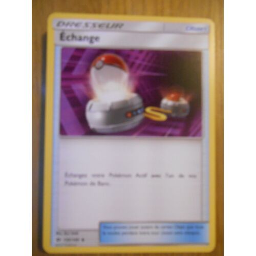 Carte Dresseur Pokémon - Echange - 132/149 - Série Soleil Et Lune
