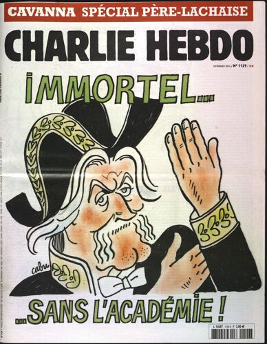 Cavanna Speical Pere Lachaise Immortel Sans L Academie - Dessin Cabu