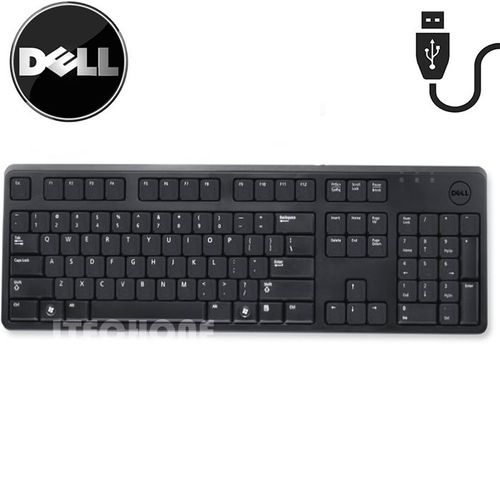 Clavier DELL KB212-B USB Azerty - Noir