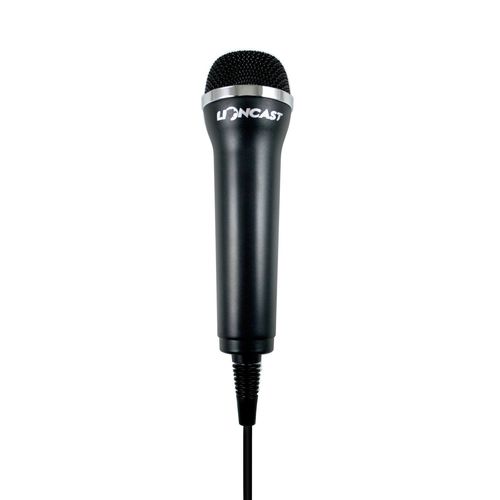 Microphone Lioncast Noir Pour Wii, Ps2, Ps3 Et Xbox360 - 1 Pièce