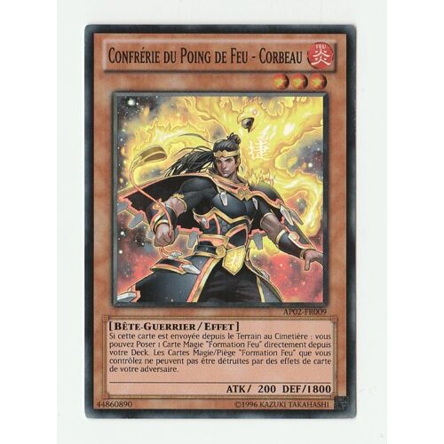 Yu-Gi-Oh! - Ap02-Fr009 - Confrérie Du Poing De Feu - Corbeau - Super Rare