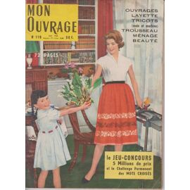 Mon Ouvrage N° 116. Les Voilages . Maillots De Bains . Etui Bouillotte .0 Bavoir Brode .Jupon Poupe