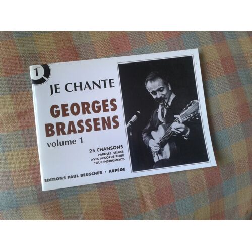 Partitions Je Chante Georges Brassens