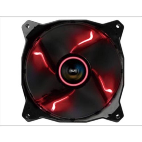 Ventilateur LEPA BOL.Quiet PWM Red 120x120x25 rouge, LPBOL12P-R 8-18 dB 52 ? 138,4 m? / h (30,61 ? 81,45 cfm)