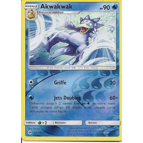 Carte Holo Reverse Akwakwak 29/149 - Soleil Et Lune