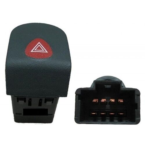 Bouton Warning Noir Feux De Detresse Renault Kangoo 7700308821 @Pro-Plip