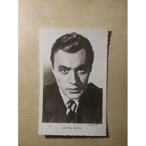 Carte Photo De Charles Boyer