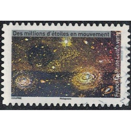 France 2021 Oblitéré Used Tutoyer Les Étoiles Des Millions D'étoiles En Mouvement Y&t 2057 Su