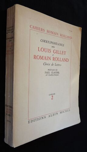 Correspondance Entre Louis Gillet Et Romain Rolland, Choix De Lettres