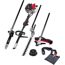 SUBZONAL-Débroussailleuse Thermique MFH5200-4P | Rotofil | Moteur 2T de 51,7cm3 | 4en1 Débroussailleuse, Coupe-Bordure, Taille-Haie, Elagueuse | Tap'n'go | avec Attache Rapide et Sangle