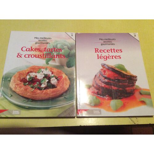 Mes Meilleurs Recettes Gourmandes En 2 Volumes. Volume 1 114 Recettes  Cakes. Tartes & Croustillants. Volume 2. 114 Recettes Légères 