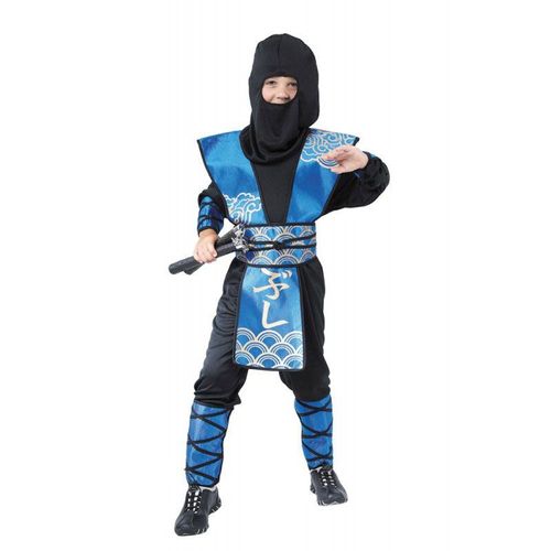 Déguisement Ninja Luxe Garçon Dragon Bleu Taille M